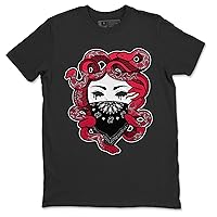 Medusa 13 Retro Low Very Berry Black White Design Sneaker Matching Shirt