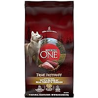 Purina ONE True Instinct With A Blend Of Real Turkey and Venison Dry Dog Food - (Pack of 4) 3.8 lb. Bags