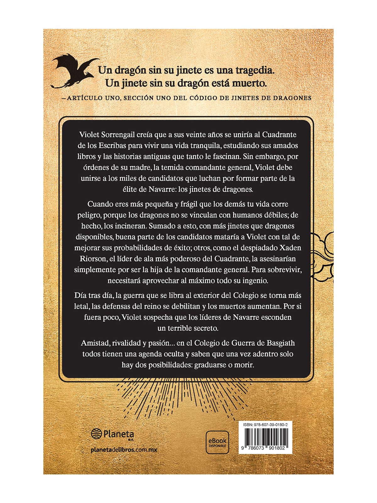 Alas de sangre (Empireo 1) / Fourth Wing (The Empyrean, 1) (Spanish Edition)
