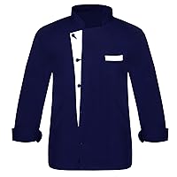 Creation NC-01 Beauteous Design Men's Black Chef Coat/Jacket (Size=XXS-7XL, Many Color Coats)