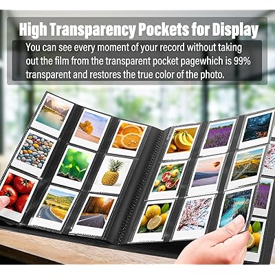 432 Pockets Photo Album for Fujifilm Instax Mini Camera, Polaroid