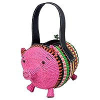 Pig Straw Bag