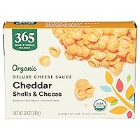 365 by Whole Foods Market, Organic Deluxe Cheddar Shells and Cheese, 12 Ounce