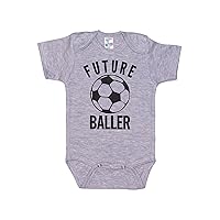 Baby Soccer Outfit/Future Baller/Newborn Futbol Onesie/Unisex Infant Romper