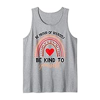 Be Proud To Yourself Funny Women Love Rainbow Tank Top
