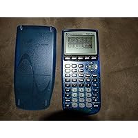 Clear Blue TI 83 Plus Graphing Calculator