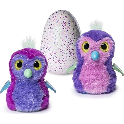 Hatchimals Glittering Garden, Hatching Egg, Interactive Creature – Sparkly Penguala by Spin Master