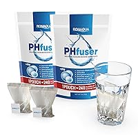 PHfuser Alkaline Water Filtration Pouch for your bottle, jar, pot, coffee/tea cup, jug, pitcher, container – Filter Purification System for Clean, Healthy, Safe, Anti-Oxidant, Anti-Aging water(2 Pack)