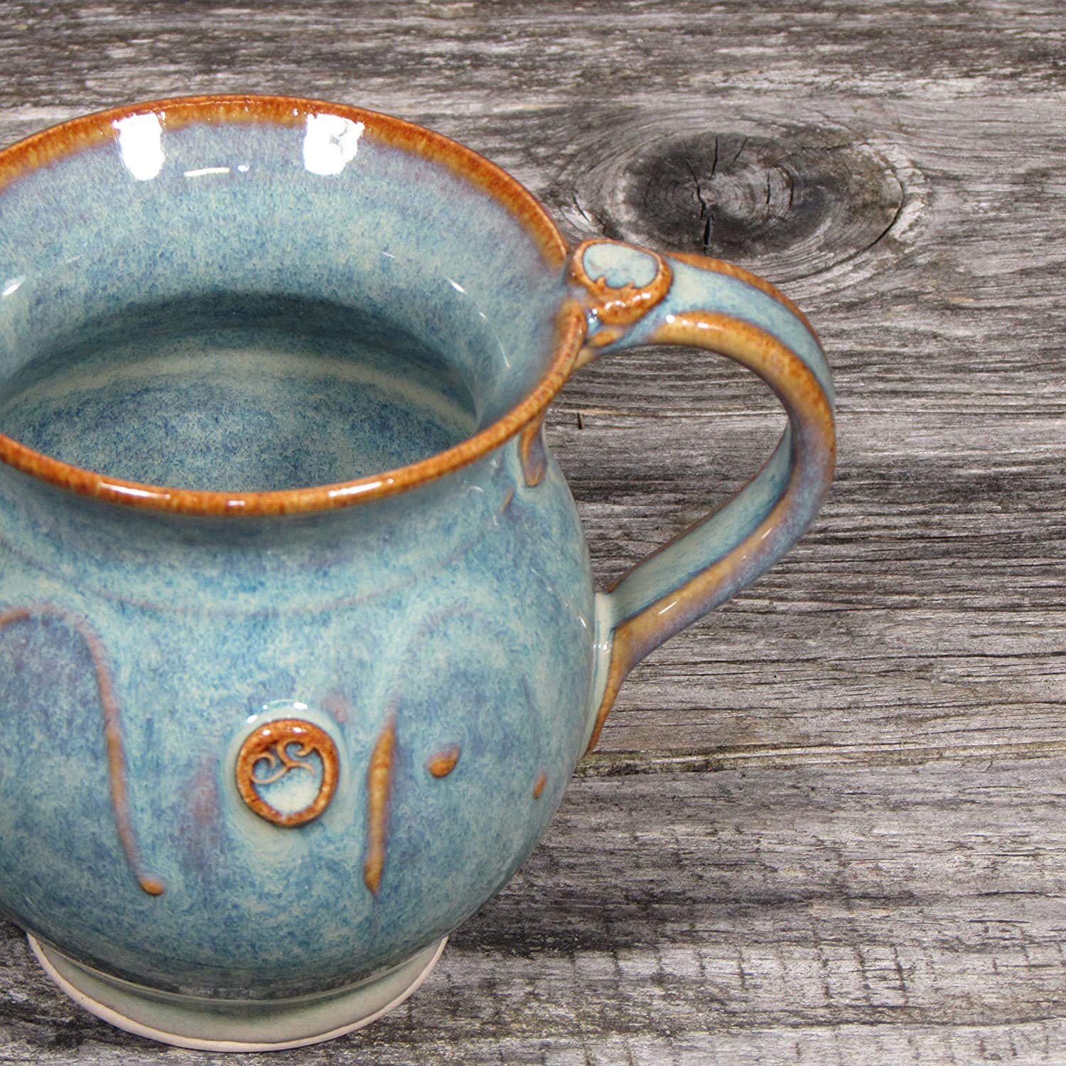 Handmade Irish Coffee & Tea Mugs. Set of Two Hand-Thrown Cups 300ml