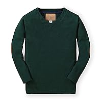 Hope & Henry Boys' Long Sleeve Fine Gauge V-Neck Sweater