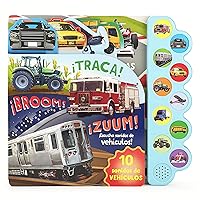 ¡traca! ¡broom! ¡zuum! ¡escucha Sonidos de Vehículos! (Rumble! Vroom! Zoom!) en español (Spanish Language Edition) (Spanish Edition)