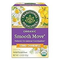 Traditional Medicinals Organic Smooth Move Chamomile Tea, 16 Tea Bags