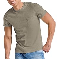 Hanes Men's Originals Lightweight Pocket T-Shirt, Tri-Blend Tee Shirt for Men
