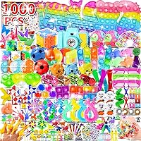 1000pcs Party Favors for Kids, Fidget Toys Pack, Stocking Stuffers, Birthday Gift Toys, Prize Box, Treasure Box, Goodie Bag Stuffers,Carnival Prizes