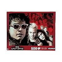 AQUARIUS Lost Boys 500pc Puzzle (500 Piece Jigsaw Puzzle) - Glare Free - Precision Fit - Officially Licensed Lost Boys Movie 500pc Puzzle Movie Merchandise & Collectibles - 14x19 Inches