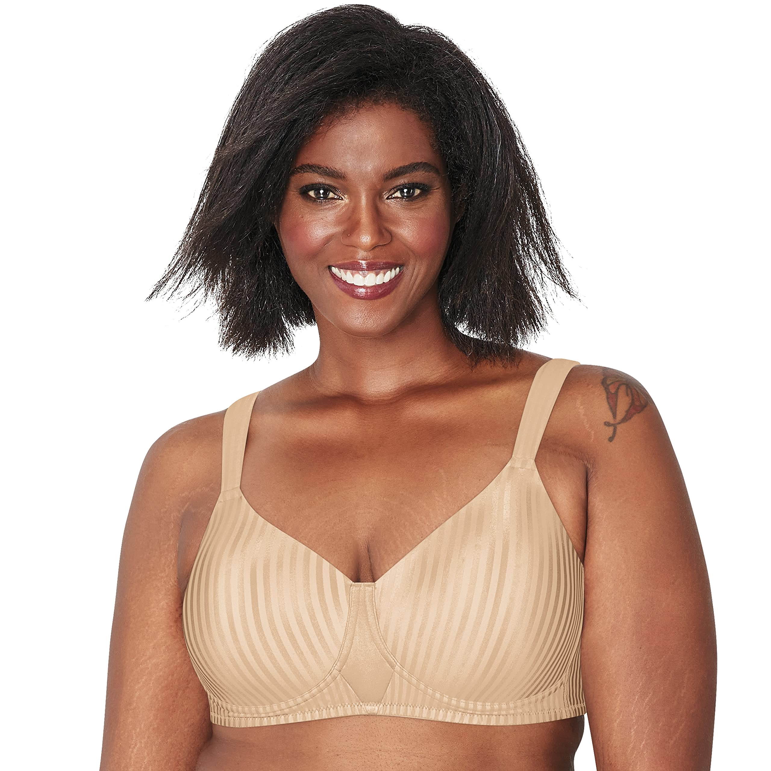Playtex Women's Wireless, Secrets Perfectly Smooth Wirefree Bra, Full Coverage