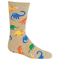 Hot Sox Kids' Fun Animal Crew Socks-1 Pair Pack-Cool & Cute Gifts for Boys & Girls