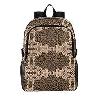 ALAZA Beautiful Paisley Leopard Lightweight Packable Foldable Travel Backpack