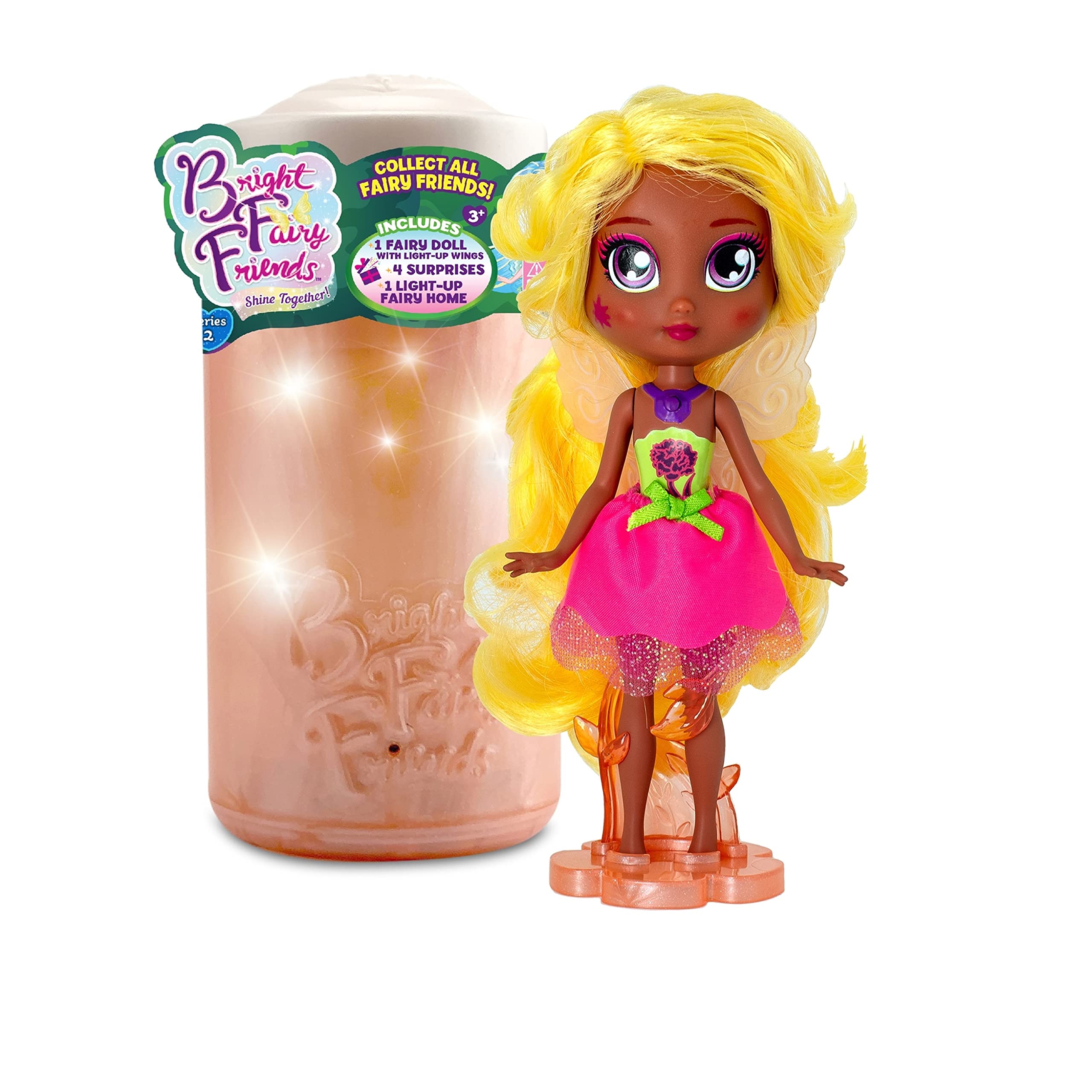 Bright Fairy Friends BFF Doll with a Night Light for Kids, Multi (20301)