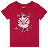 Girls 4-Piece Summer Tops | Fashionable Short Sleeve T-Shirt | Casual Daily Shirt for Kids - Assorted Colors