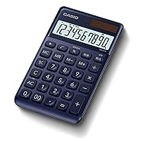 Casio NS-S10-NY-N Stylish Calculator, Navy, 10 Digits, Large Size, Notebook Type