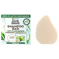 Garnier Whole Blends Hydrating Shampoo Bar for Normal Hair, Coco & Aloe Vera, 2 Oz, 1 Count (Packaging May Vary)