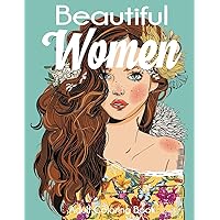 Beautiful Women Adult Coloring Book