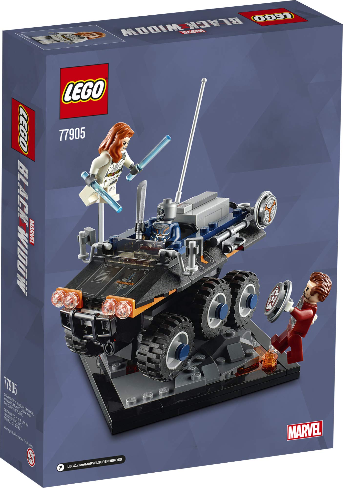 LEGO Marvel Avengers Taskmaster’s Ambush 77905 Exclusive Black Widow Movie Building Kit; Includes Black Widow, Taskmaster and Red Guardian Minifigures and The Taskmaster’s Vehicle (230 Pieces)