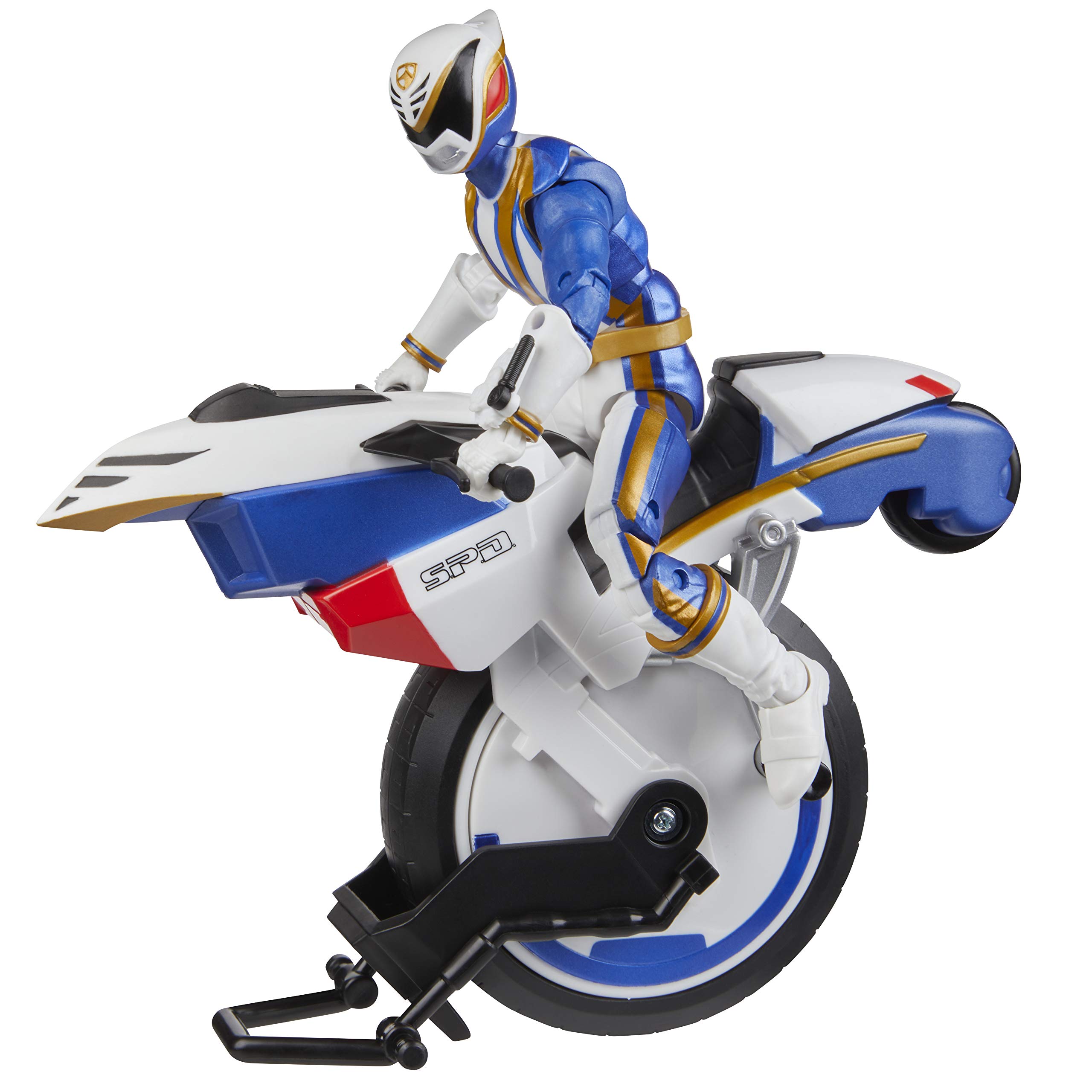 Power Rangers Lightning Collection S.P.D. Omega Ranger and Uniforce Cycle Vehicle 6-Inch Collectible Figure Toy (Amazon Exclusive)