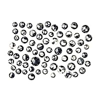 Natural Loose Diamond Round Rose Cut Black Color I3 Clarity 1.00 to 1.10 MM 10.00 Ct Lot Q169