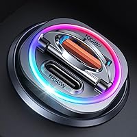 【Upgrade】 USB C Car Charger for iPhone 15, 90W [PD45W & QC45W] Cigarette Lighter Car Charger Adapter Fast Charge [Mini & Metal], [Safety Certified] for iPhone 15/15Pro/15Pro Max/14/13/12 iPad Samsung