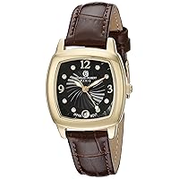 Charles-Hubert, Paris Women's 6907-G Premium Collection Analog Display Japanese Quartz Brown Watch