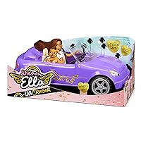 MGA Entertainment Dream Ella Car Cruiser - Purple | Convertible Car | Fits Two 11.5