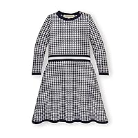 Hope & Henry Girls' French Look Ponte Dress with Bow