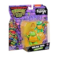Teenage Mutant Ninja Turtles 83291 Turtle Tots Action Figure 2-Pack Featuring Michelangelo and Raphael. Ideal Present for Boys 4 to 7 Years and TMNT Fans