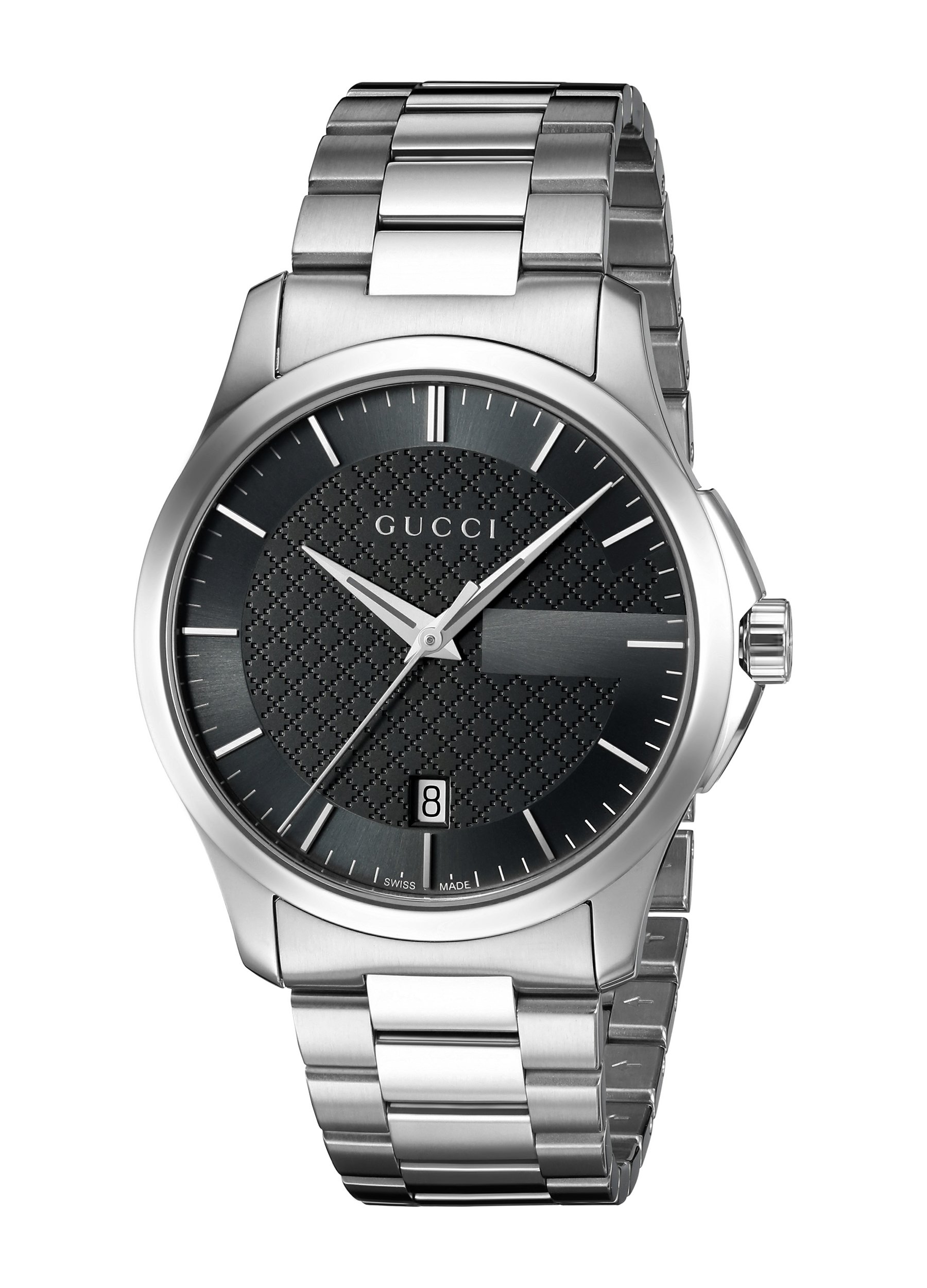 Gucci 'G-Timelss' Quartz Stainless Steel unisex adultWatch, Color:Silver-Toned (Model: YA126457)