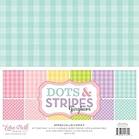 Echo Park Paper Company Spring Gingham Collection Kit 12-x-12-Inch