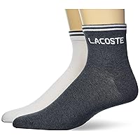 Lacoste Boy's 2 Pack Graphic Croc Socks