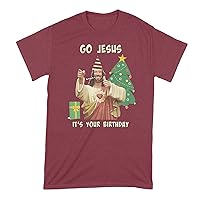Go Jesus Its Your Birthday Shirt Religious Christmas Shirts Christian Tshirt