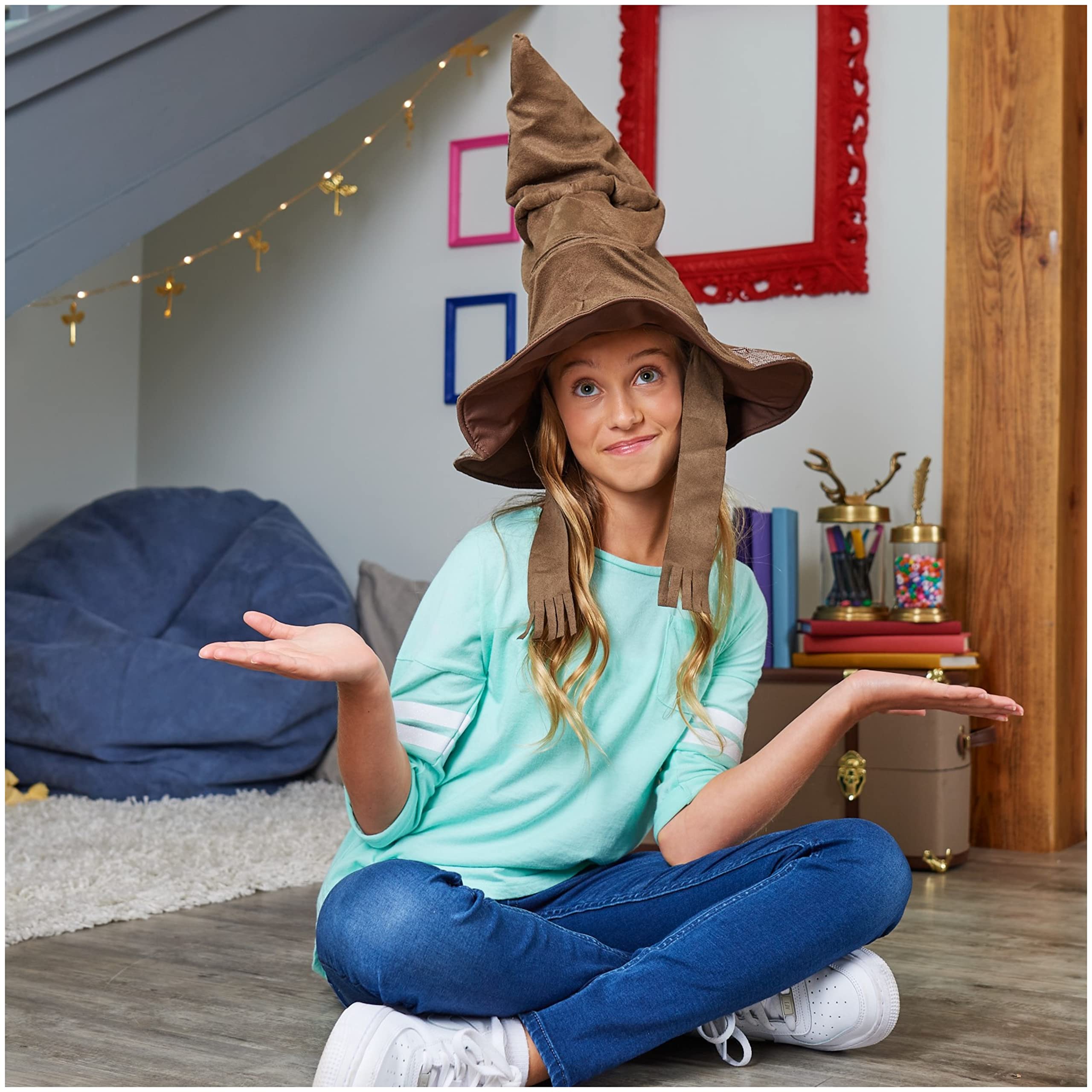 Wizarding World Harry Potter, Talking Sorting Hat with 15 Phrases for Pretend Play, Kids Toys for Ages 5 and Up