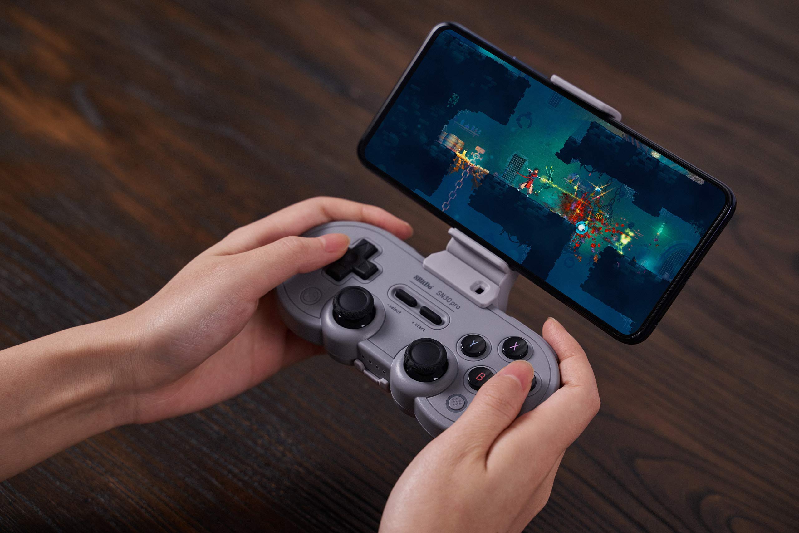 8Bitdo Sn30 Pro Bluetooth Controller for Switch/Switch OLED, PC, macOS, Android, Steam Deck & Raspberry Pi (Gray Edition)