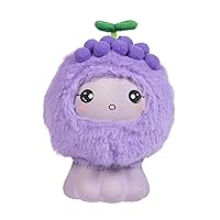 ADORA Soft & Squishy Grape Fruit Plush, Farm Fresh Scented Plush Toy Birthday Gift for Ages 1+ - Goofy Grape