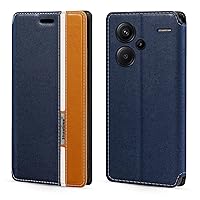 for Xiaomi Redmi Note 13 Pro+ 5G Case, Fashion Multicolor Magnetic Closure Leather Flip Case Cover with Card Holder for Xiaomi Redmi Note 13 Pro Plus 5G (6.67”)