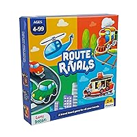 Ultimate Rush Home Route Rivals: Navigate Four Zones—Water, Road, Cloud & Railroad Feel The Rush as You Race to Avoid Your Rival's Zone Board Games for Family Night Gifts for Kids by LoveDabble