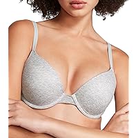Victoria's Secret Pink Wear Everywhere Push Up Bra, Padded, Smoothing, Bras for Women, Grey (38DD)