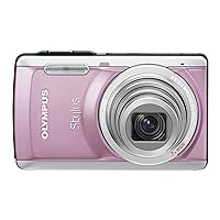 OM SYSTEM OLYMPUS Stylus 7040 14 MP Digital Camera with 7x Wide Angle Dual Image Stabilized Zoom and 3.0 inch LCD (Pink) (Old Model)