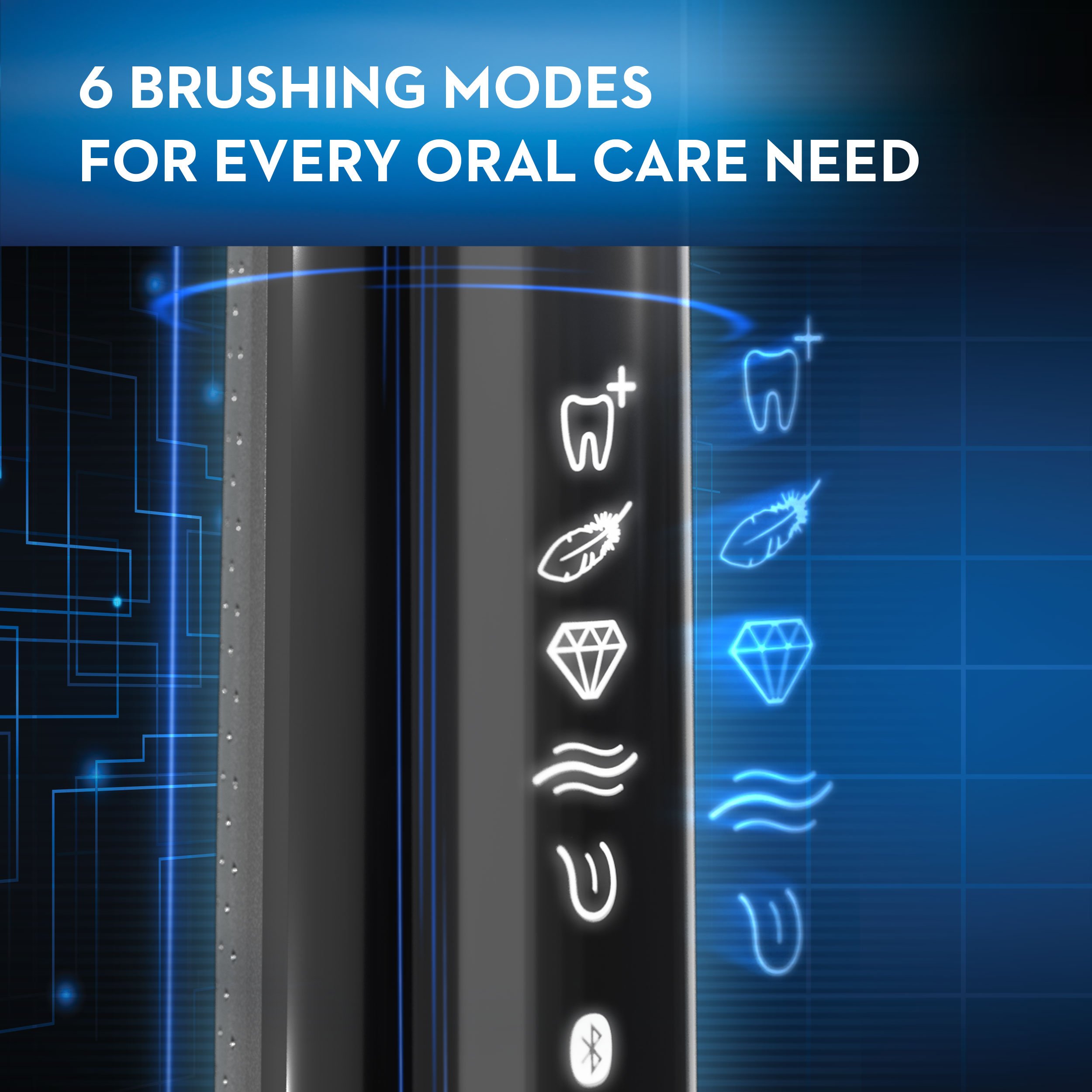 Oral-B Genius 8000 Electric Electric Toothbrush with Bluetooth Connectivity, Black