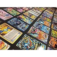 Pokemon TCG : 100 Card LOT Rare, COM/UNC, Holo & Guaranteed EX, MEGA OR Full Art,