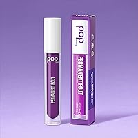 Permanent Pout OMG Violet | Long Lasting Liquid Lipstick, Liquid Lip Colour, Kiss-proof Water-proof Smudge Transfer Proof, Velvet Lip Paint, Matte Finish, Full Coverage Colour