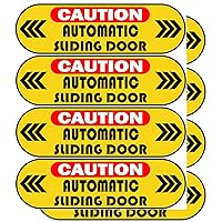 TOTOMO 8pc Caution Automatic Sliding Door Warning Sticker 5
